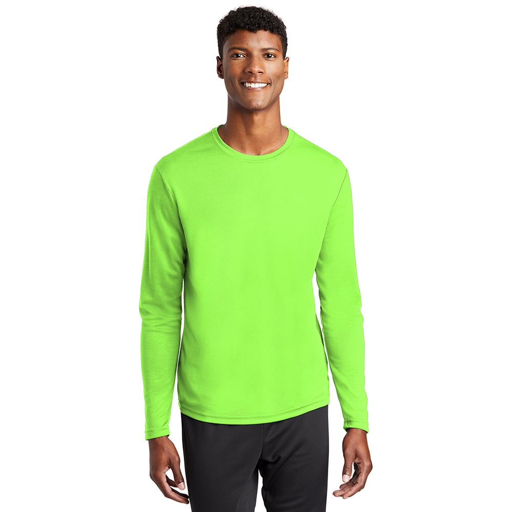 Sport-Tek ST340LS PosiCharge Men's RacerMesh Long Sleeve T-Shirt