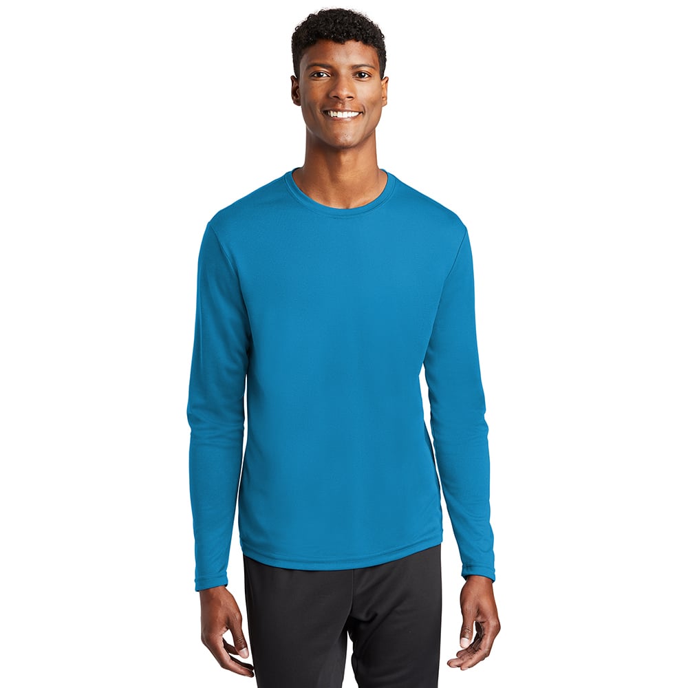 Sport-Tek ST340LS PosiCharge Men's RacerMesh Long Sleeve T-Shirt