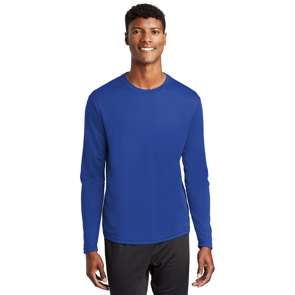 Sport-Tek ST340LS PosiCharge Men's RacerMesh Long Sleeve T-Shirt