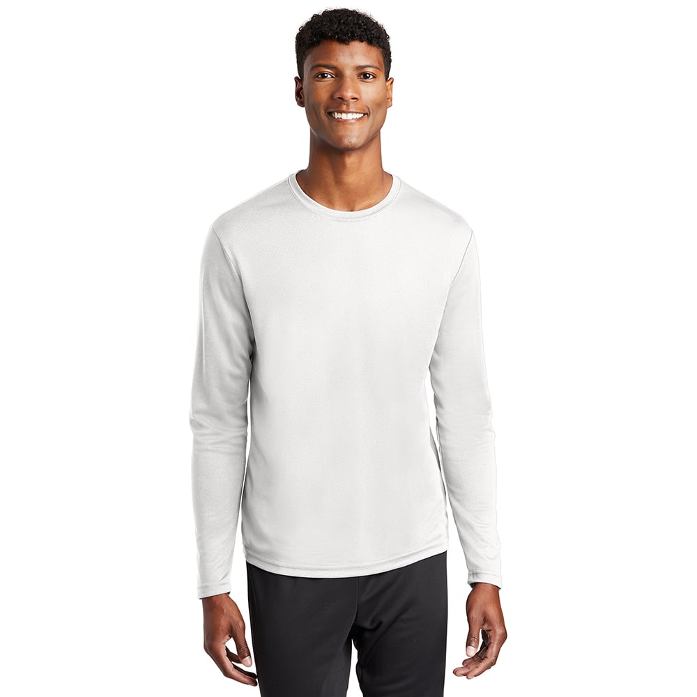 Sport-Tek ST340LS PosiCharge Men's RacerMesh Long Sleeve T-Shirt