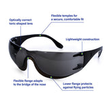 Moldex 5001S-1 Adapt Anti-Fog Safety Glasses with No Overmold