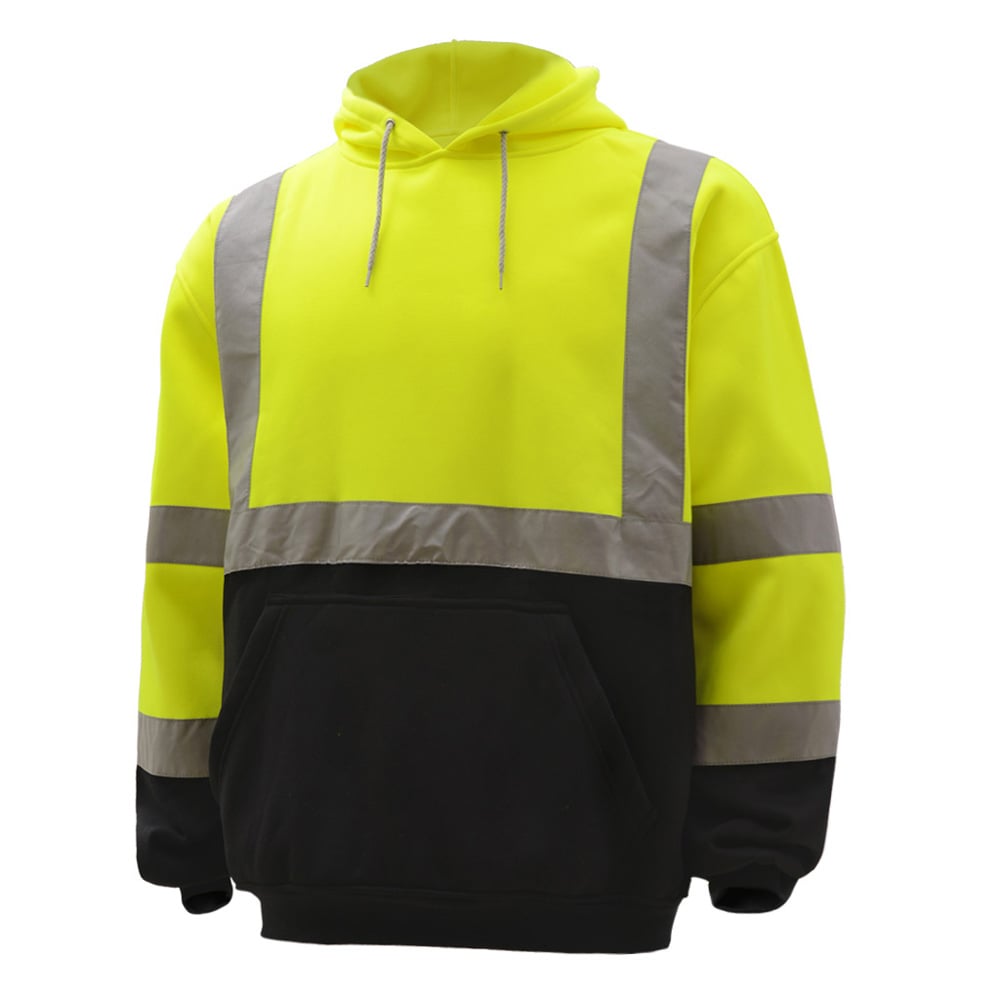 Hi-Vis Safety Sweatshirt, Fleece Pullover, Class 3