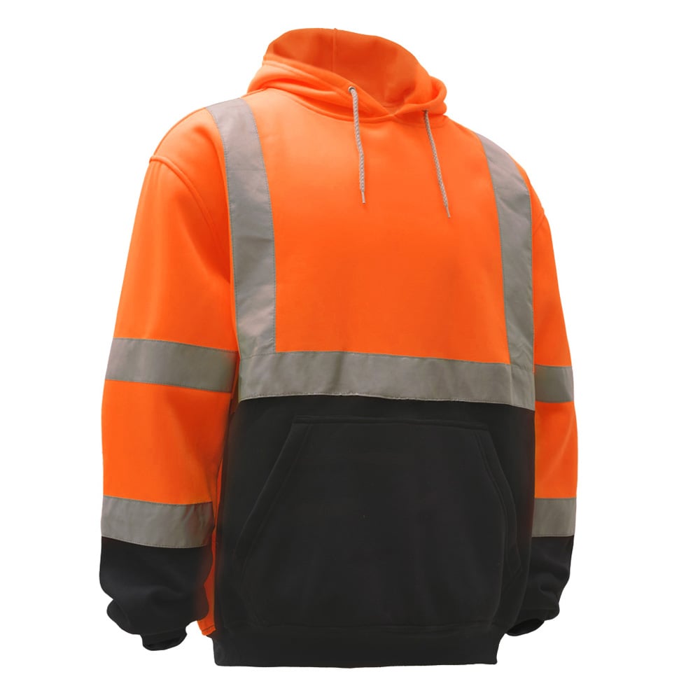 Hi-Vis Safety Sweatshirt, Fleece Pullover, Class 3