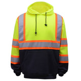 Hi-Vis Safety Sweatshirt, Two Tone Pullover, Class 3