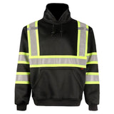 Hi-Vis Safety Sweatshirt, Two Tone Pullover, Class 3