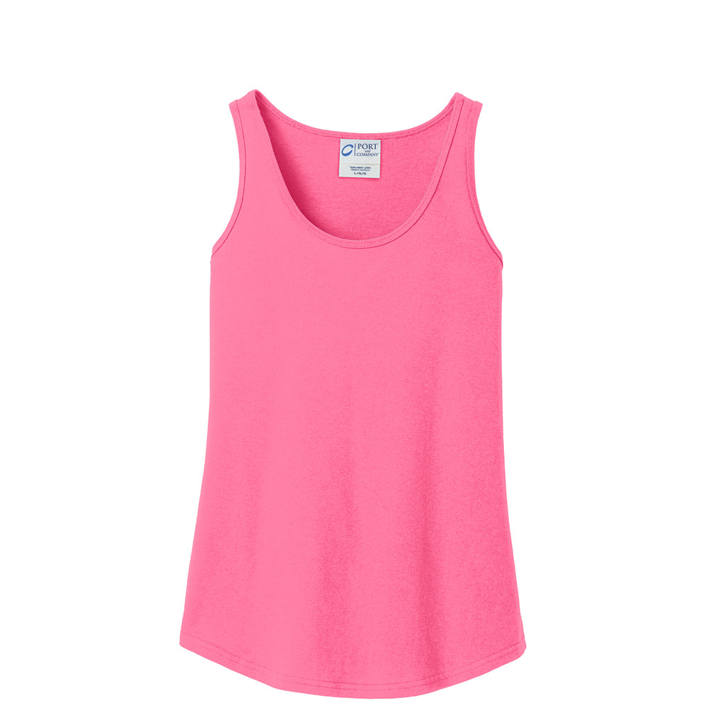 Port & Company LPC54TT Women's 100% Cotton Tank Top