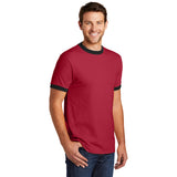 Port & Company PC54R 100% Cotton Classic Ringer T-Shirt