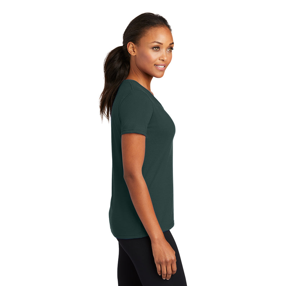 Port & Company LPC381V Women's Performance Blend V-Neck T-Shirt