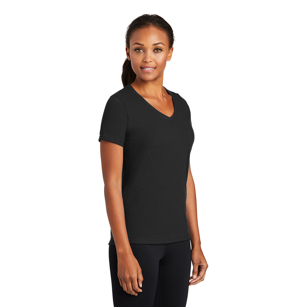 Port & Company LPC381V Women's Performance Blend V-Neck T-Shirt