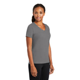 Port & Company LPC381V Women's Performance Blend V-Neck T-Shirt