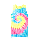 Port & Company PC147TT 100% Cotton Spiral Tie-Dye Tank Top