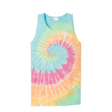 Port & Company PC147TT 100% Cotton Spiral Tie-Dye Tank Top