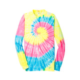 Port & Company PC147LS 100% Cotton Spiral Tie-Dye Long Sleeve T-Shirt