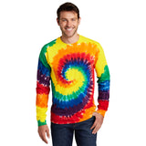 Port & Company PC147LS 100% Cotton Spiral Tie-Dye Long Sleeve T-Shirt