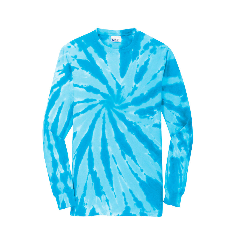 Port & Company PC147LS 100% Cotton Spiral Tie-Dye Long Sleeve T-Shirt