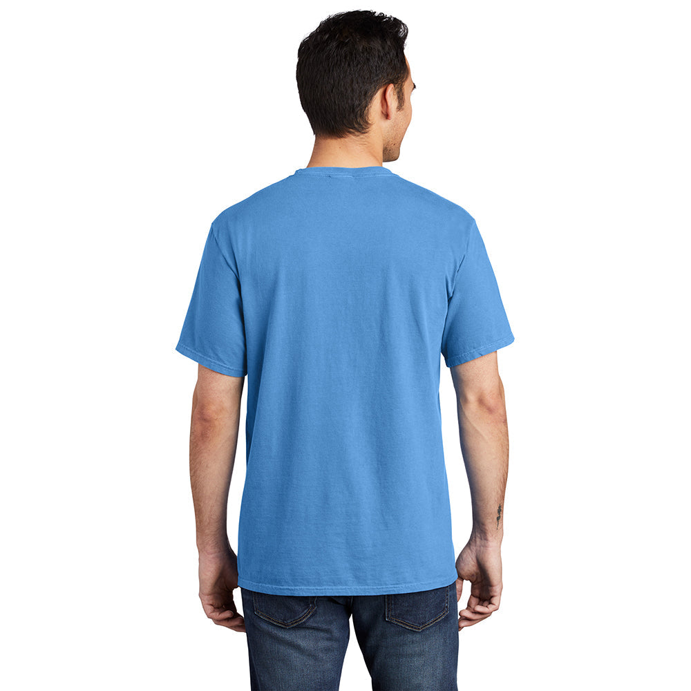 Port & Company PC099P Beach Wash® Garment-Dyed Ring Spun Pocket Tee