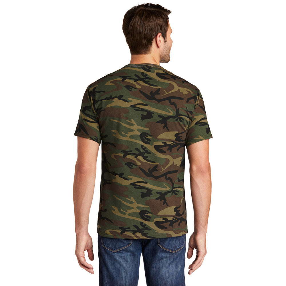 Port & Company PC54C 100% Cotton Camo T-Shirt