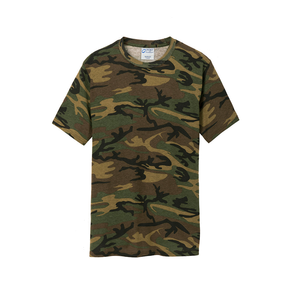 Port & Company PC54C 100% Cotton Camo T-Shirt