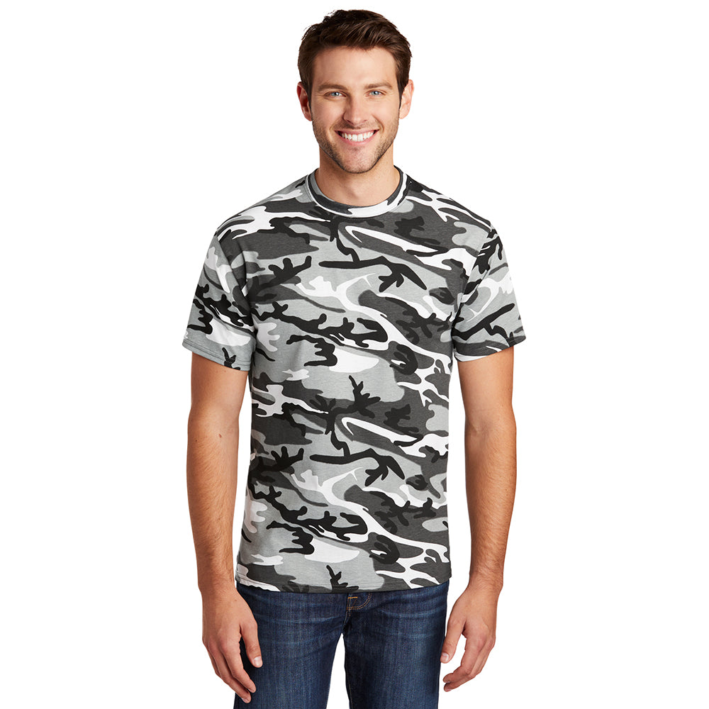 Port & Company PC54C 100% Cotton Camo T-Shirt