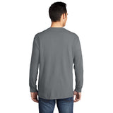 Port & Company PC099LSP Beach Wash® Ring Spun Long Sleeve Pocket Tee