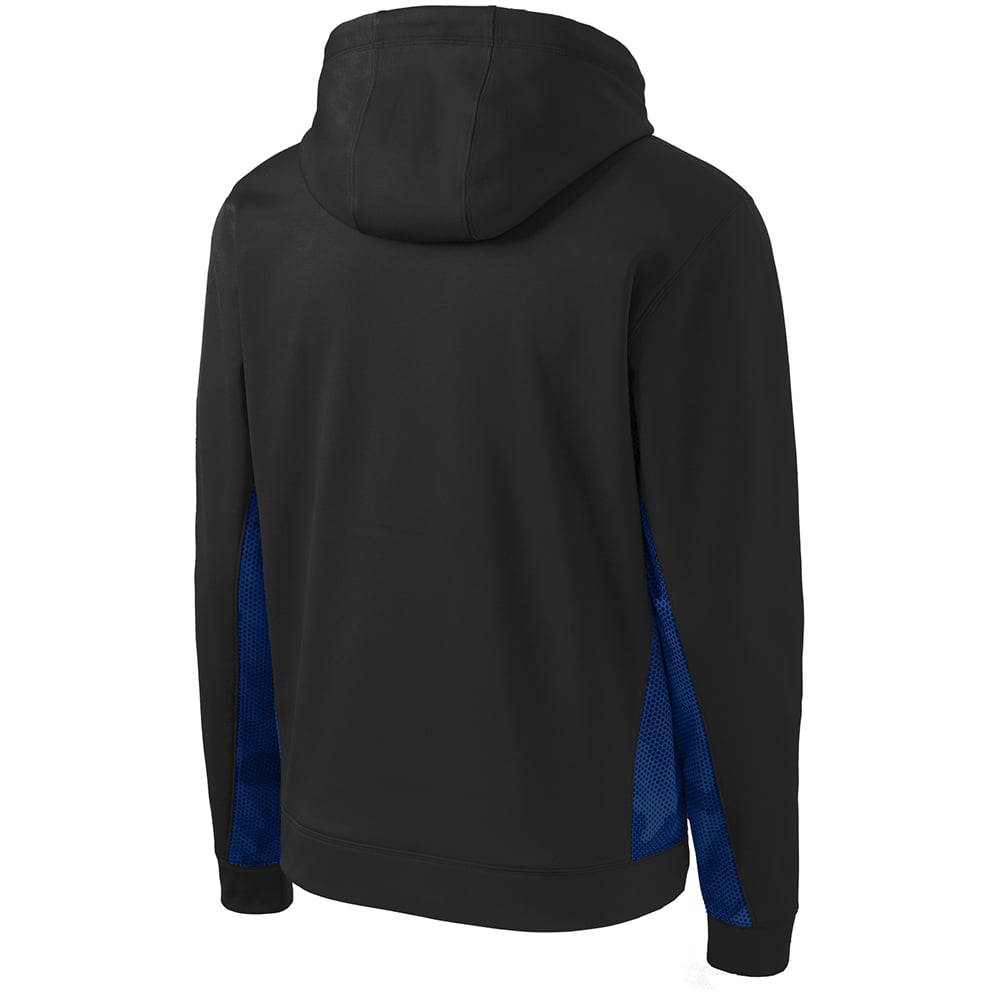 Sport-Tek YST239 Youth Sport-Wick CamoHex Fleece Colorblock Pullover