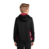 Sport-Tek YST239 Youth Sport-Wick CamoHex Fleece Colorblock Pullover