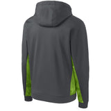 Sport-Tek YST239 Youth Sport-Wick CamoHex Fleece Colorblock Pullover