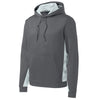 Sport-Tek YST239 Youth Sport-Wick CamoHex Fleece Colorblock Pullover