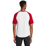 Sport-Tek T201 Colorblock Raglan 3/4 Short Sleeve Jersey