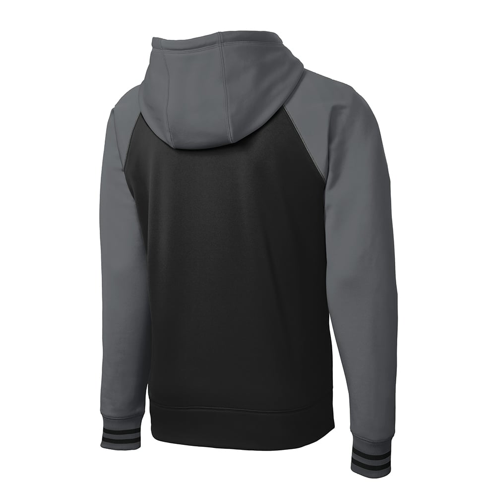 Sport-Tek ST236 Sport-Wick Colorblock Full-Zip Fleece Hooded Jacket