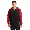 Sport-Tek ST236 Sport-Wick Colorblock Full-Zip Fleece Hooded Jacket