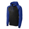 Sport-Tek ST236 Sport-Wick Colorblock Full-Zip Fleece Hooded Jacket