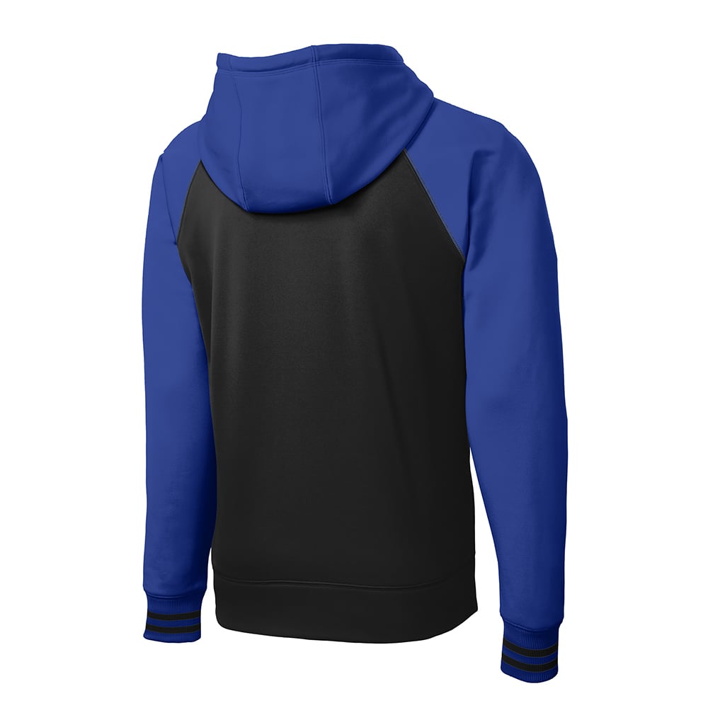 Sport-Tek ST236 Sport-Wick Colorblock Full-Zip Fleece Hooded Jacket