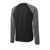 Sport-Tek YST242 Youth Sport-Wick Raglan Colorblock Fleece Crewneck