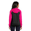 Sport-Tek LST236 Sport-Wick Women's Full-ZIp Varsity Jacket with Hood