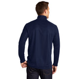 Port Authority K806 Pinpoint Mesh Performance Half Zip Sweatshirt