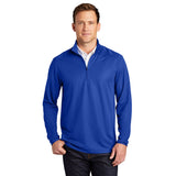 Port Authority K806 Pinpoint Mesh Performance Half Zip Sweatshirt