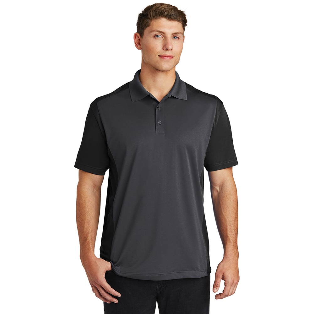 Sport-Tek ST652 Sport-Wick Colorblock Micropique Polo