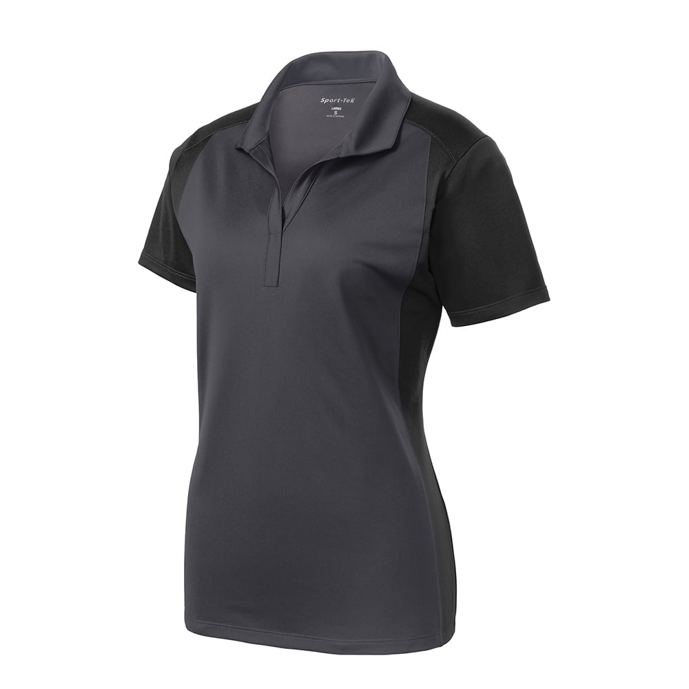 Sport-Tek LST652 Sport-Wick Women's Colorblock Micropique Polo