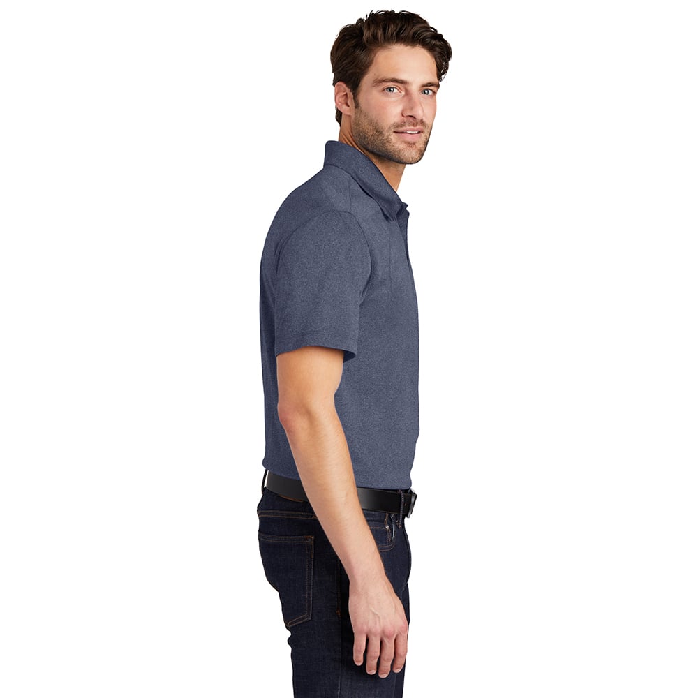 Port Authority K576 Trace Heather Performance Polo Shirt