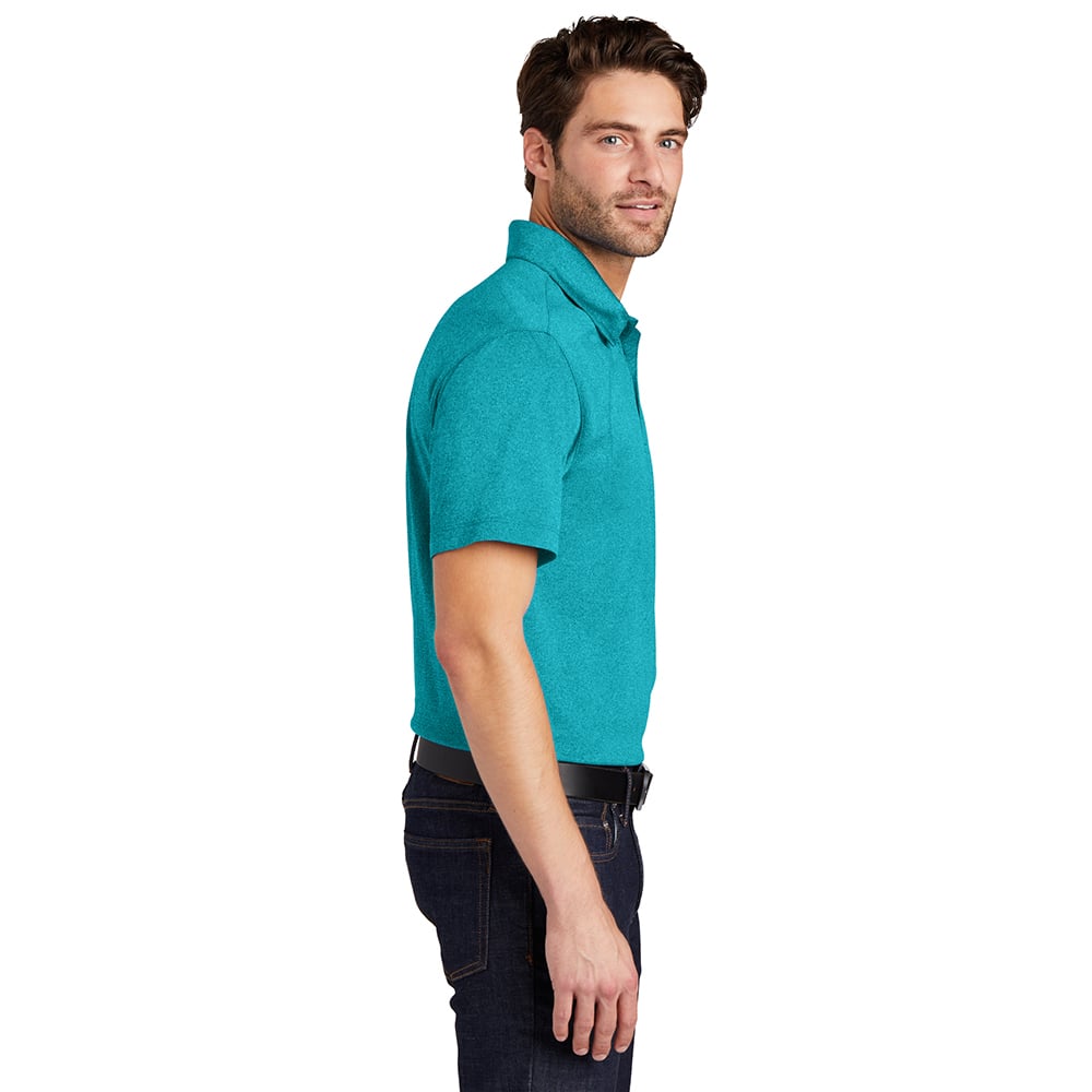 Port Authority K576 Trace Heather Performance Polo Shirt