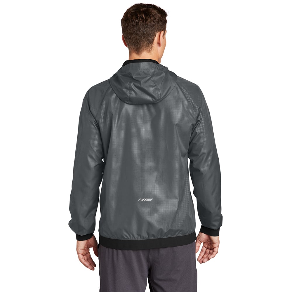 Sport-Tek JST53 Embossed Wind Jacket with Reflective Details