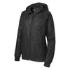 Sport-Tek LST53 Women's Embossed Wind Jacket with Reflective Details