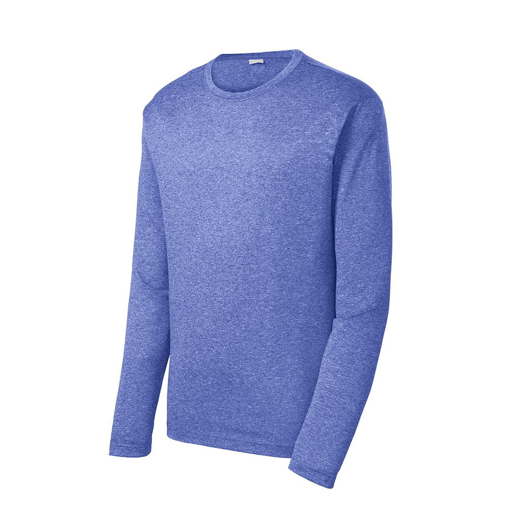 Sport-Tek ST360LS Heather Contender Long Sleeve Crew Neck Tee