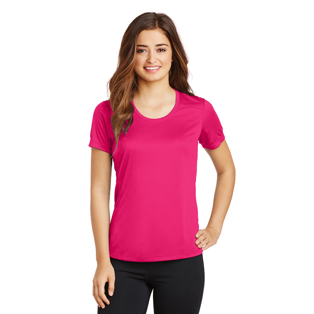 Sport-Tek LST380 PosiCharge Women's Elevate Scoop Neck T-Shirt