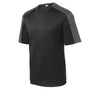 Sport-Tek ST354 PosiCharge Men's Contrast Sleeve Competitor T-Shirt