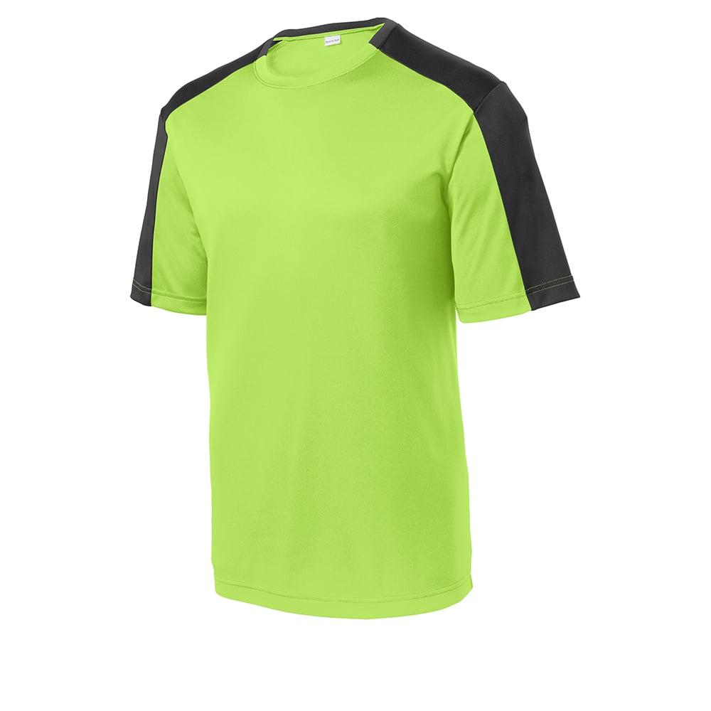 Sport-Tek ST354 PosiCharge Men's Contrast Sleeve Competitor T-Shirt