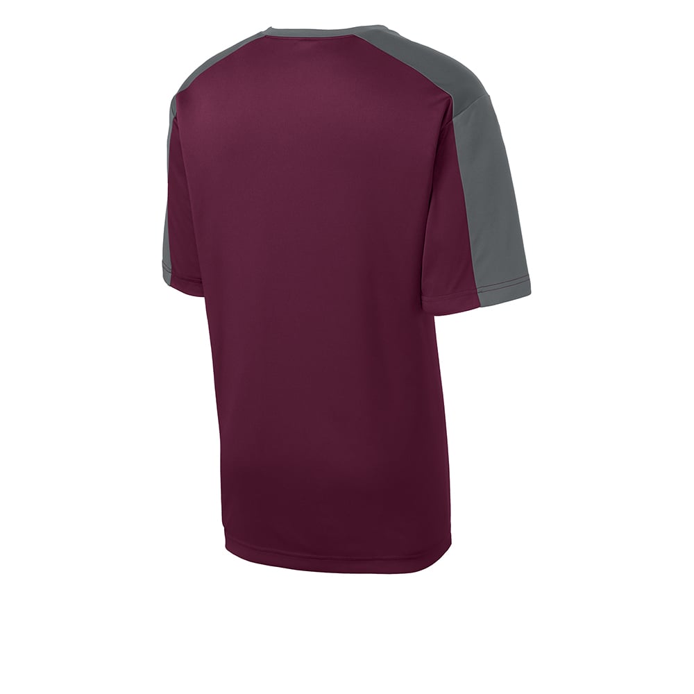 Sport-Tek ST354 PosiCharge Men's Contrast Sleeve Competitor T-Shirt