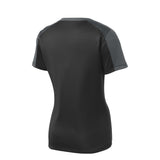 Sport-Tek LST354 PosiCharge Women's Contrast Sleeve Competitor Tee