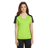 Sport-Tek LST354 PosiCharge Women's Contrast Sleeve Competitor Tee